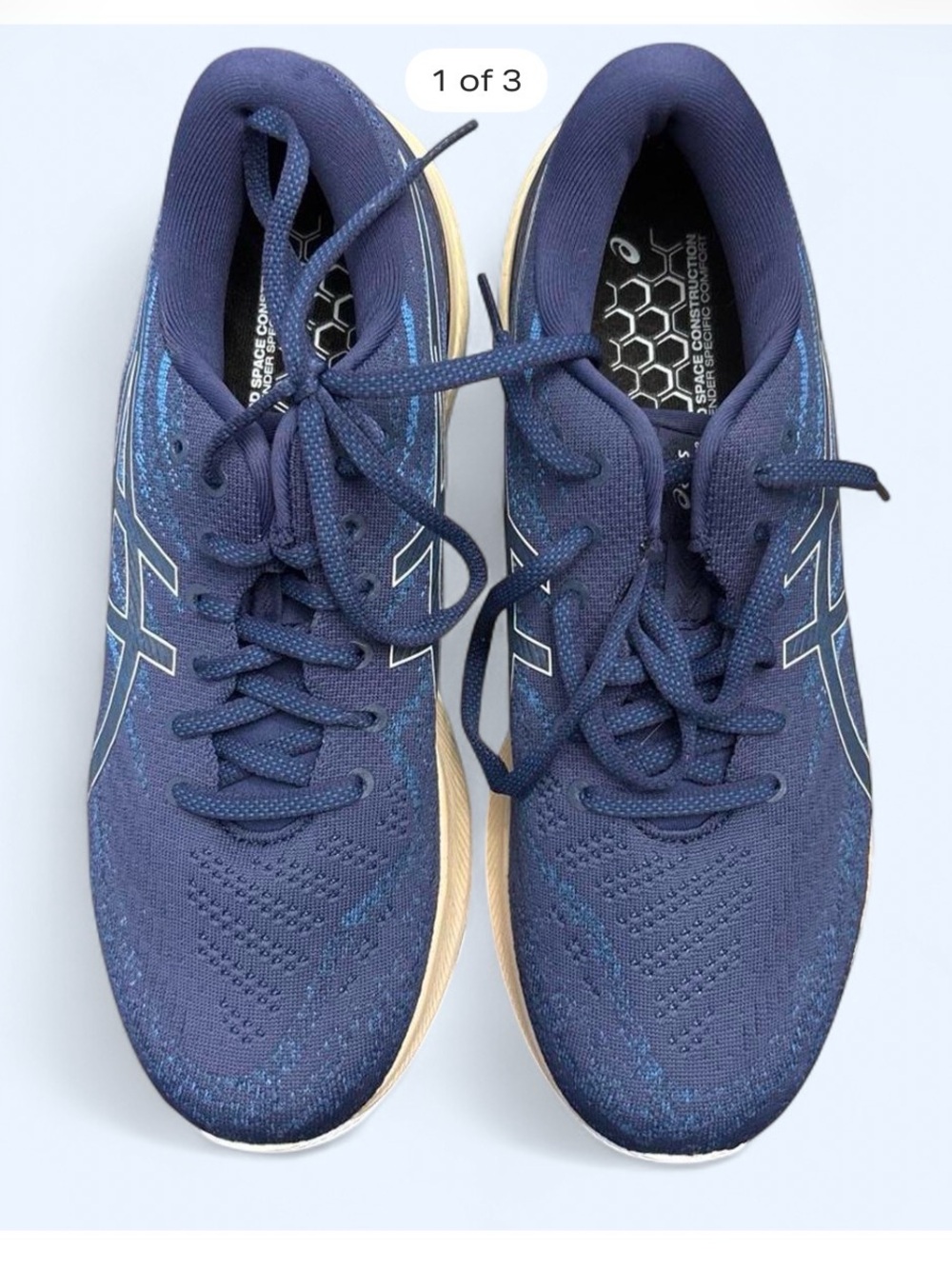 New Never Used ASICS Gel Kayano 28 blue running shoes